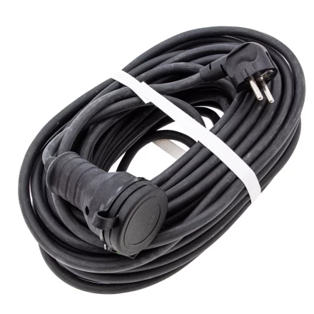 Удлинитель силовой 20 м, 16 А, тип УХз16, КГ 3 x 1.5 мм, 1 розетка, Россия Сибртех 95891 купить в Урае