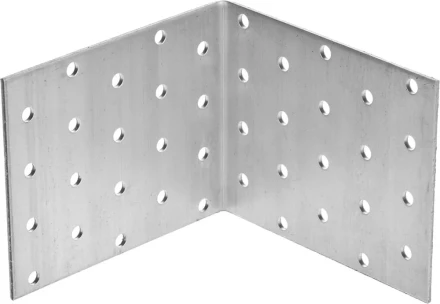 Крепежный угол ЗУБР &quot;МАСТЕР&quot; равносторонний, 80х100х100мм, 20шт 310205-080-100 купить в Урае