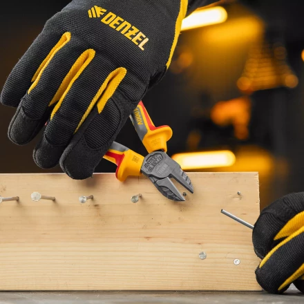 Бокорезы, диэлектрические рукоятки Denzel 17788, до 1000 В, трехкомпонентные рукоятки, 160 мм купить в Урае