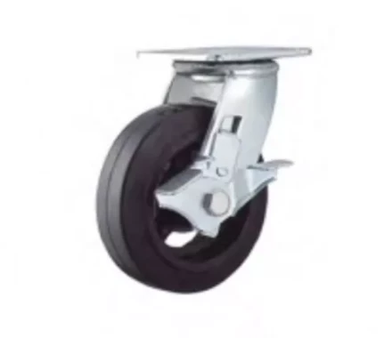 Колесо большегрузное поворотное SCdb 85 250 мм обрезиненное с тормозом (N) 1027140 купить в Урае