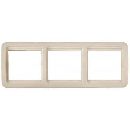Панель СВЕТОЗАР &quot;ГАММА&quot; тройная горизонтальная, цвет бежевый SV-54148-B купить в Урае