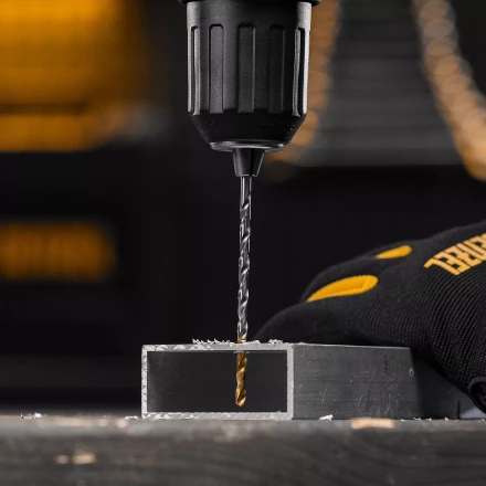 Сверло спиральное по металлу Denzel 3,5 х 112 мм, Р6М5, Golden Tip, удлиненное, 2шт. 718248 купить в Урае