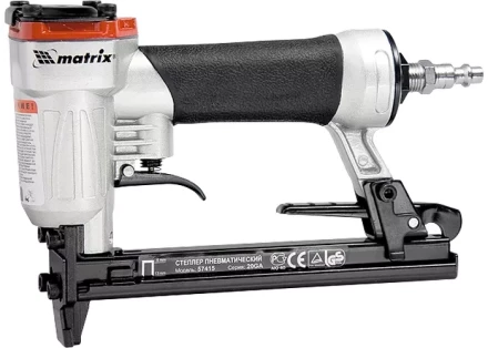 Степлер пневматический для прямоугольных скоб от 10 до 22 мм MATRIX 57420 купить в Урае