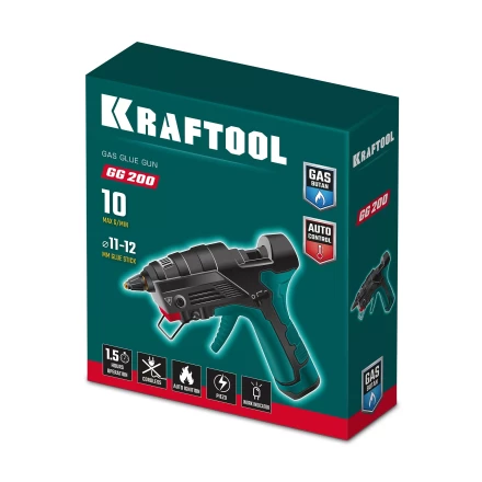 KRAFTOOL  GG-200, 11 мм 200°C, термоклеящий газовый пистолет 55524 купить в Урае