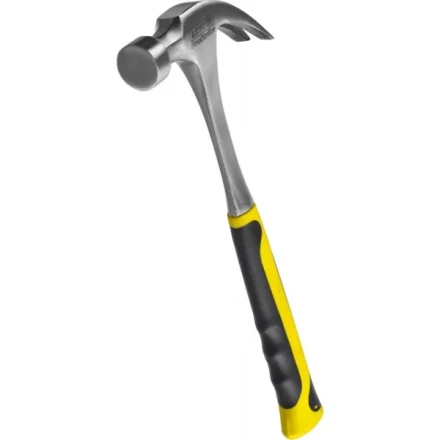 Молоток-гвоздодер STAYER &quot;PROFESSIONAL&quot; цельнометаллический с двухкомпонентной рукояткой, 560г 2025-560 купить в Урае