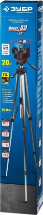 Нивелиры лазерные Крест-3D 360 3 перпендикулярные плоскости со штативом серия ПРОФЕССИОНАЛ купить в Урае