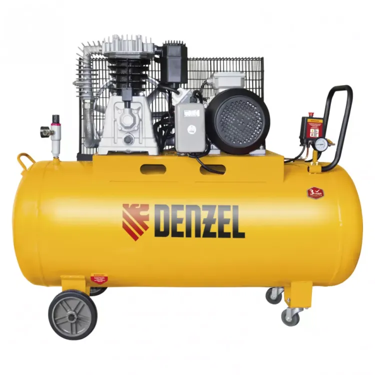 Компрессор масляный ременный Denzel DR4000/100 58092 купить в Урае