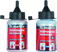 Порошок меловой красный 50 г для разметочных шнуров MATRIX 84857