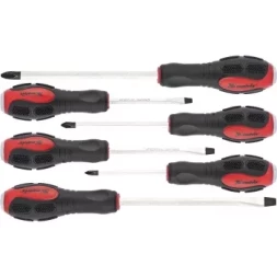 Набор ударных отверток 6 штут PH1x75, PH2x100, PH3x150, SL5x75, SL6x100, SL8x150 CrV Matrix 19120