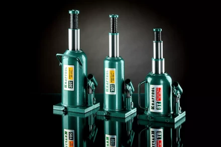 Домкрат гидравлический бутылочный &quot;Kraft-Lift&quot;, сварной, 2т, 160-310мм, KRAFTOOL 43462-2 43462-2_z01 купить в Урае