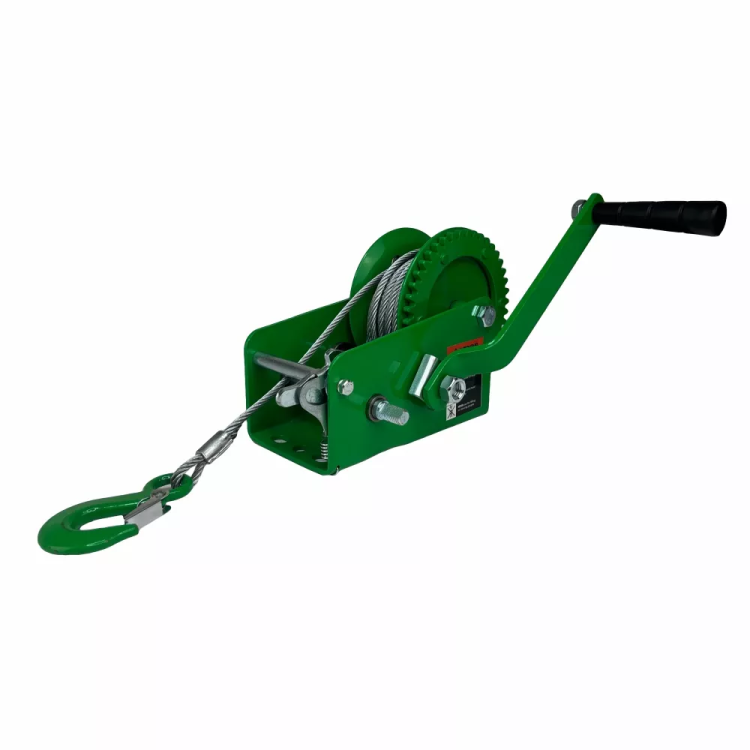 Лебедка ручная барабанная HITCH HW 1100 1100 кг канат 10 м (SZ073149) купить в Урае