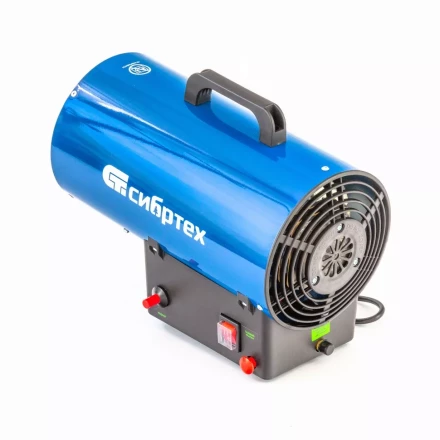 Газовая тепловая пушка СТГ-10, 10 кВт, 300 м3/ч, пропан-бутан Сибртех 96451 купить в Урае