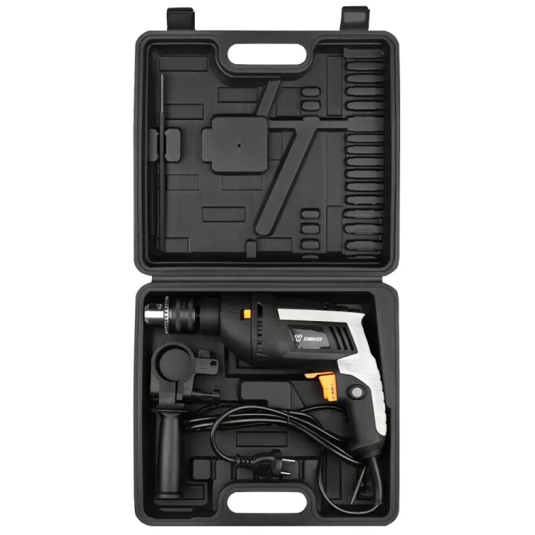 Дрель ударная DEKO DKID650W, 063-4092, в кейсе купить в Урае