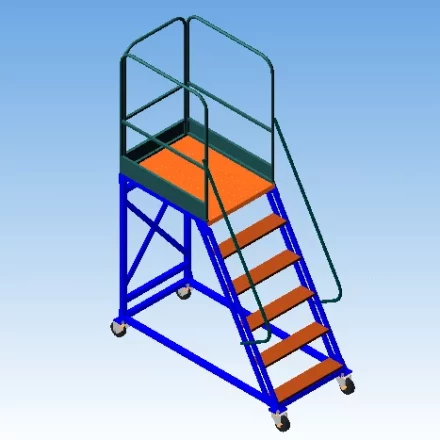 Лестница с площадкой УСЦ ЛСА-1300 купить в Урае