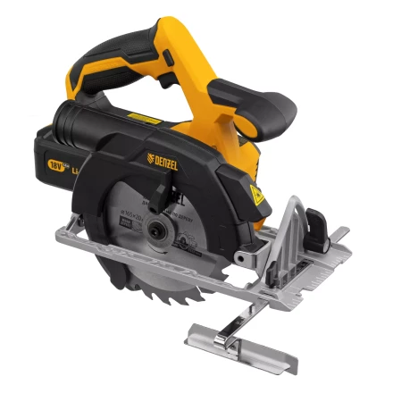 Пила циркулярная аккумуляторная бесщет. CCS-165, 18В Li-Ion Denzel 27401 купить в Урае