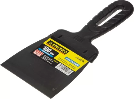 Шпатель STAYER &quot;PROFESSIONAL&quot;, нержавеющее полотно, с пластмассовой ручкой, 100мм 1008-10 купить в Урае