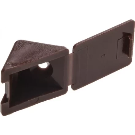 Уголок мебельный ЗУБР с шурупом, цвет кр-дерево, 4,0x15мм, ТФ6, 4шт 4-308256-5 купить в Урае