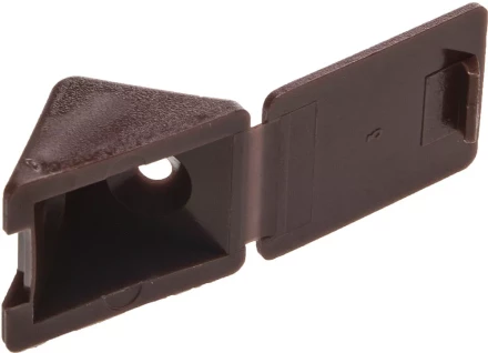 Уголок мебельный ЗУБР с шурупом, цвет кр-дерево, 4,0x15мм, ТФ6, 4шт 4-308256-5 купить в Урае