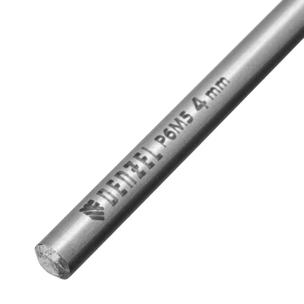 Сверло спиральное по металлу 4 х 119 мм, Р6М5, Golden Tip, удлиненное Denzel 718250 купить в Урае