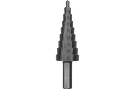 Сверло ступенчатое по металлу, Сибртех 723012, 4-6-8-10-12-14-16-18-20 мм, 4241 купить в Урае