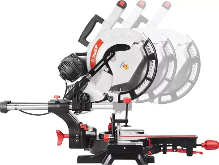 Пила торцовочная с ременной передачей ЗПТ-305-1800 ПЛР серия МАСТЕР купить в Урае