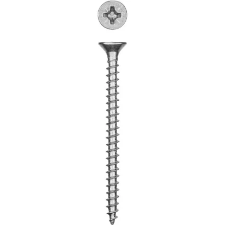 Саморезы СУ-Б универсальные, 40 x 4.5 мм, 3 500 шт, белый цинк, ЗУБР 300370-45-040 купить в Урае