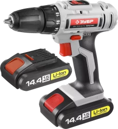 Дрель-шуруповерт 2 АКБ ДА-14.4-2-Ли КНМ1 серия МАСТЕР