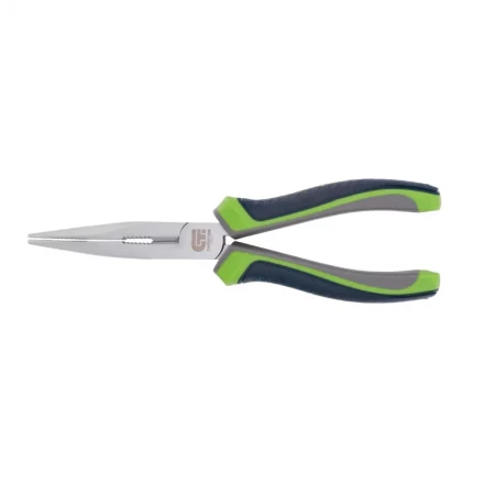 Длинногубцы прямые Сибртех 200 мм трехкомпонентные рукоятки 17115 купить в Урае