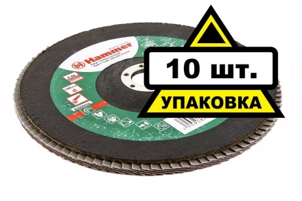 Круг Лепестковый Торцевой (КЛТ) HAMMER КЛТ 1 Ф180х22 Р60 213-014 купить в Урае