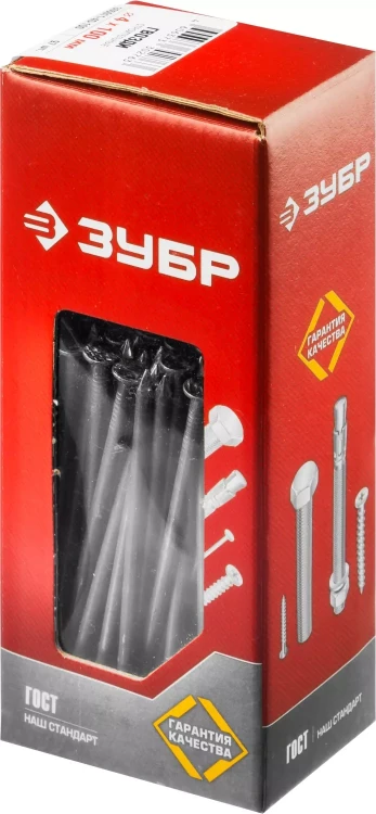 ЗУБР ГОСТ 4028-63, 100 x 4 мм, 1 кг, строительные гвозди (305011-40-100) купить в Урае