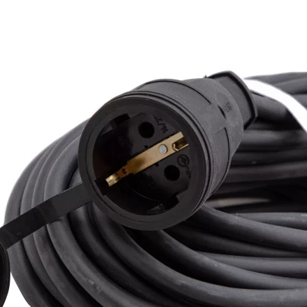 Удлинитель силовой 20 м, 16 А, тип УХз16, КГ 3 x 2.5 мм, 1 розетка, Россия Сибртех 95896 купить в Урае