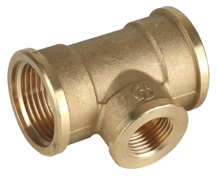 Тройник GENERAL FITTINGS переходной, латунь, г/г/г, 1"-1/2"-1" 51061-1-1/2-1 купить в Урае