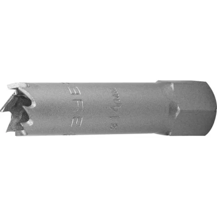 Коронка ЗУБР &quot;ЭКСПЕРТ&quot; биметаллическая, быстрорежущая сталь, глубина сверления до 38мм, d-14мм 29531-014_z01 купить в Урае