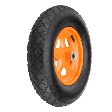 Колесо пневматическое Palisad «Звезда» 4.80/4.00-8 D380 мм, внутренний диаметр подшипника 20 мм, длина оси 90 мм, 689485 купить в Урае