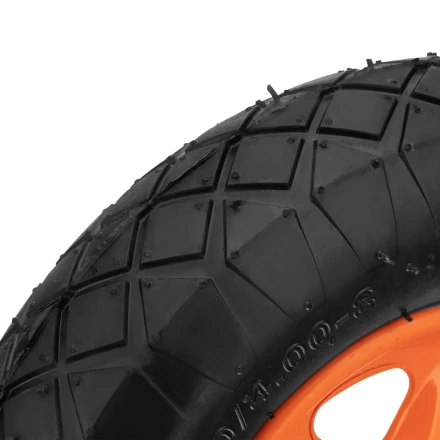 Колесо пневматическое Palisad «Звезда» 4.80/4.00-8 D380 мм, внутренний диаметр подшипника 20 мм, длина оси 90 мм, 689485 купить в Урае