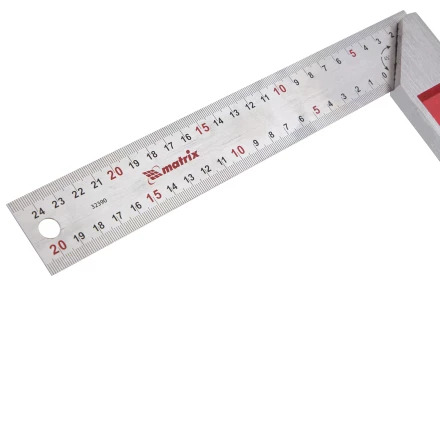 Угольник стальной Matrix, 250 мм, градуировка 32390 купить в Урае