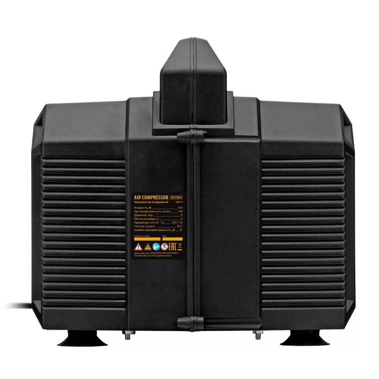 Компрессор Denzel DLS750/6 58019 безмасляный малошумный 750 Вт, 140 л/мин,ресивер 6 л купить в Урае