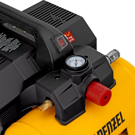 Компрессор Denzel DLS750/6 58019 безмасляный малошумный 750 Вт, 140 л/мин,ресивер 6 л купить в Урае