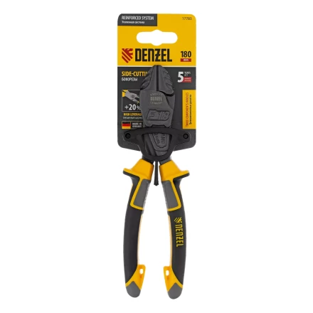 Бокорезы усиленные 180 мм Denzel 17783, трехкомпонентные рукоятки купить в Урае