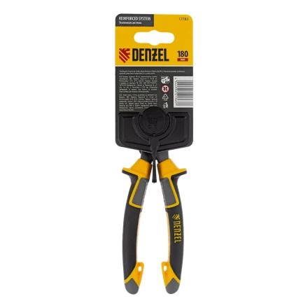 Бокорезы усиленные 180 мм Denzel 17783, трехкомпонентные рукоятки купить в Урае