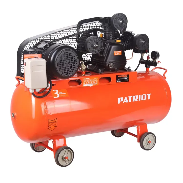 Компрессор масляный поршневой ременной PATRIOT PTR100/670 купить в Урае
