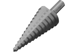 Сверло ступенчатое по металлу Сибртех 723013, 6-8-10-12-14-16-18-20-22-24-26-28-30мм