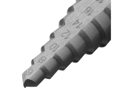 Сверло ступенчатое по металлу Сибртех 723013, 6-8-10-12-14-16-18-20-22-24-26-28-30мм купить в Урае