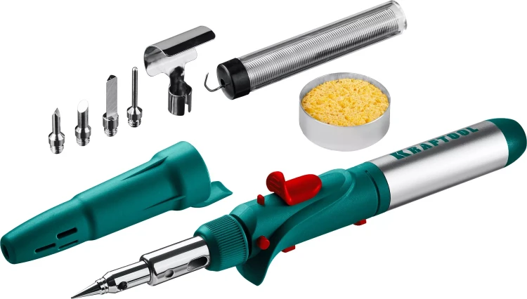 SolderGas 120K набор 10-в-1, газовый паяльник, горелка, фен, 30-120 Вт, пьезоподжиг, 1300°С 55503-H10 купить в Урае