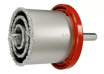 Набор коронок по керамической плитке 33-53-67-73-83 мм с напильником в пласт.боксе MATRIX 72842 купить в Урае