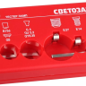 Тестер ламп СВЕТОЗАР для цоколей: G13, G5, G4, G5.3, G6.35, B15d, E27, E14, E10, звуковой сигнал SV-44900 купить в Урае