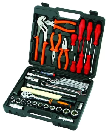 Набор инструментов Кратон TS-08 1/2"+1/4" 39 пр 2 28 09 008 купить в Урае