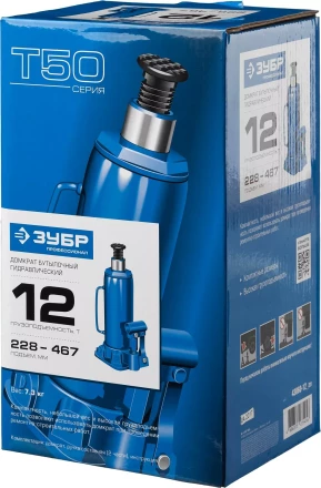 Домкрат бутылочный гидравлический модель Т-50 серия ПРОФЕССИОНАЛ 43060-15 купить в Урае
