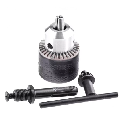 Патрон для дрели ключевой 1,5-13 мм 1/2 адаптер SDS Plus Сибртех 168177 купить в Урае