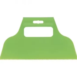 Шпатель для клея, пластмассовый, зубчатый 2х2 мм СИБРТЕХ 86013